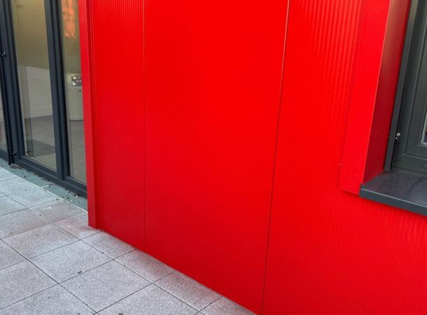 Herstelwerkzaamheden gevelpanelen Frankfurt