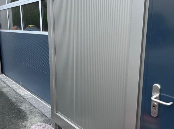 Gevel na herstel van panelen in Essen