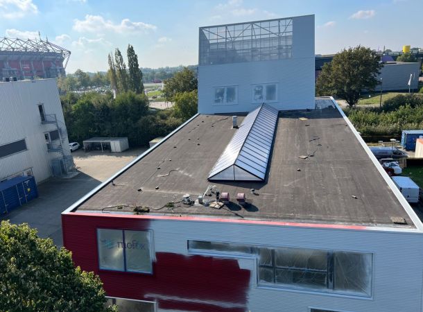 Fietsenstalling in Enschede opgeknapt door Voortman Coating