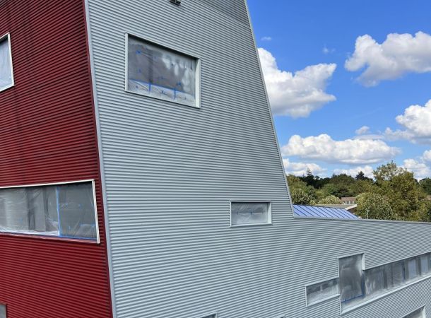 perfo-beplating toren