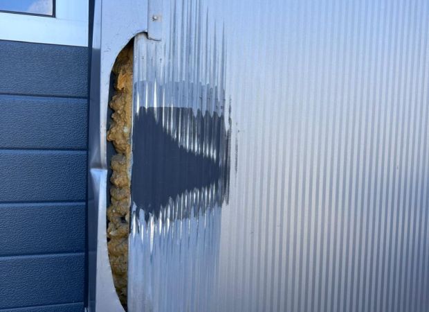 Herstel aanrijdschade sandwichpanelen Tholen