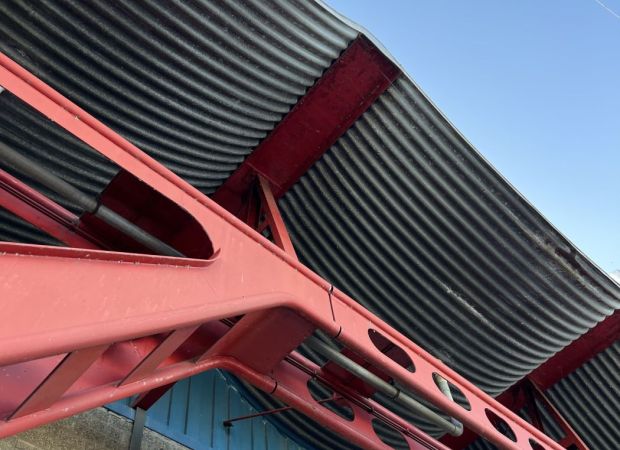 Herstel en conservering van stalen overstekken in Muiden