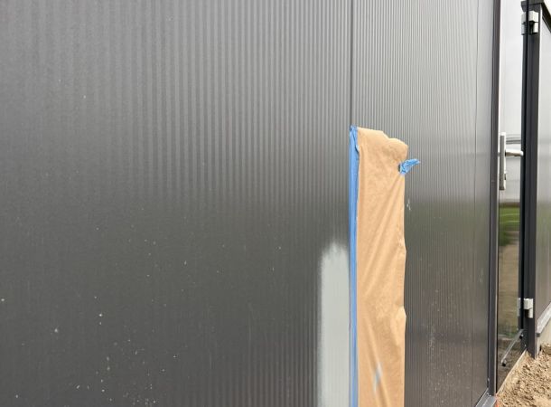 Voortman Coating voert herstel uit aan stormbeschadigde gevel
