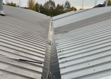 Herstel van tussengoot in Rijssen met vloeibare dakbedekking